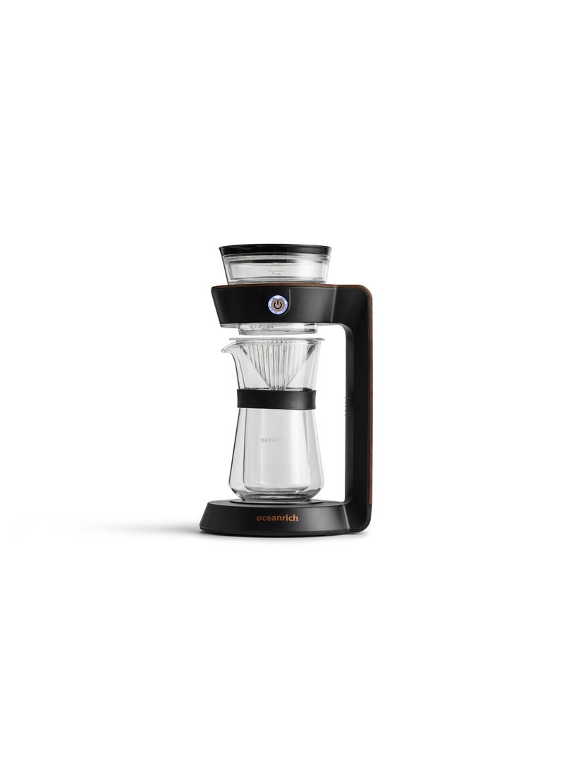 Oceanrich CR7352BD Rotating Automatic Pour Over Coffee Maker – Portable Battery Operated Drip Coffee Brewer - Image 1