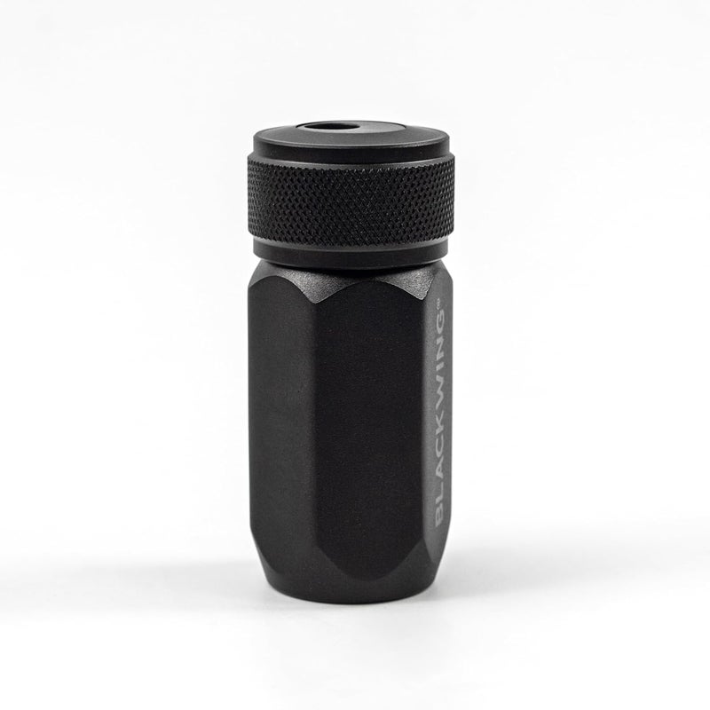 Blackwing One-Step Long Point Sharpener, German Steel Blade, Machined Aluminum, Compact Design, Black - Image 4