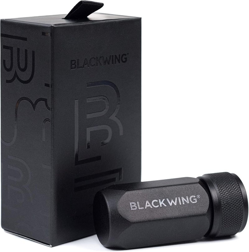 Blackwing One-Step Long Point Sharpener, German Steel Blade, Machined Aluminum, Compact Design, Black - Image 1