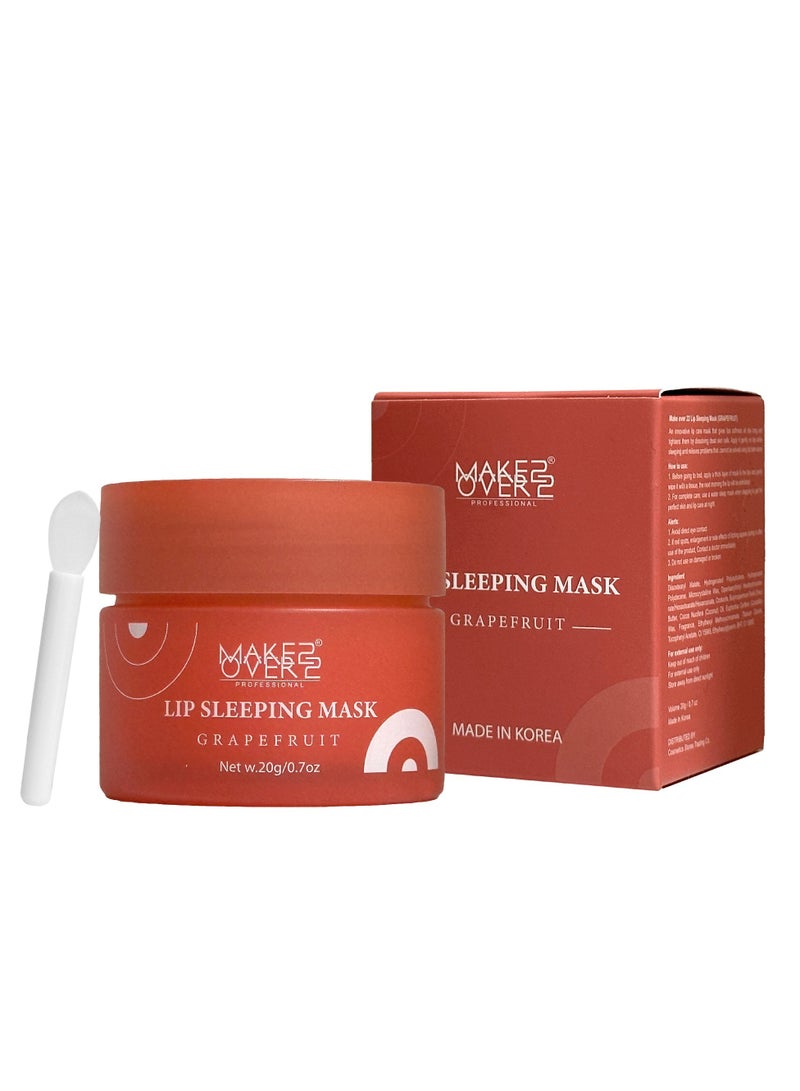 MAKE OVER 22 Lip Sleeping Mask - Grapefruit 20g - Image 2