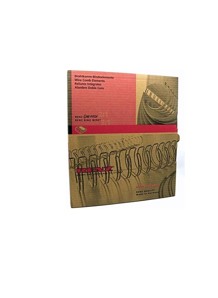 RENZ 100-Pieces Binding Wire A4 2:1 9.5MM Black