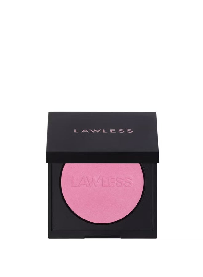 LAWLESS BEAUTY Make Me Blush Talc-Free Velvet Blush - Daisy Pink - 5g - Image 1