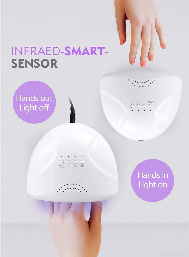 آنسيلف جهاز مجفف الأظافر الاحترافي بالأشعة UV/LED للجل والطلاء العادي - Image 3