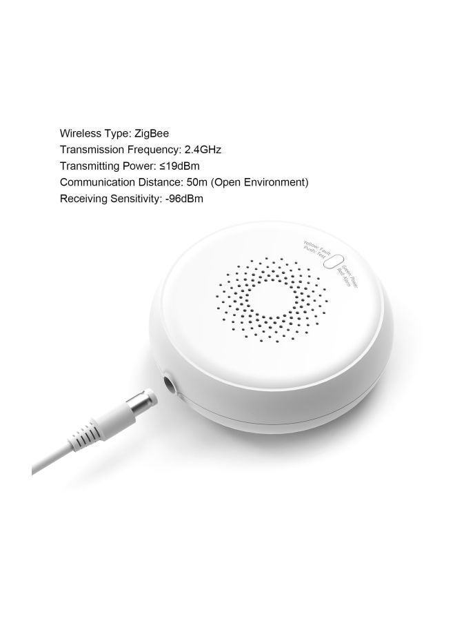 NIBEMINENT Wireless Sensor Alarm White 9x6.3x9cm  - Image 4