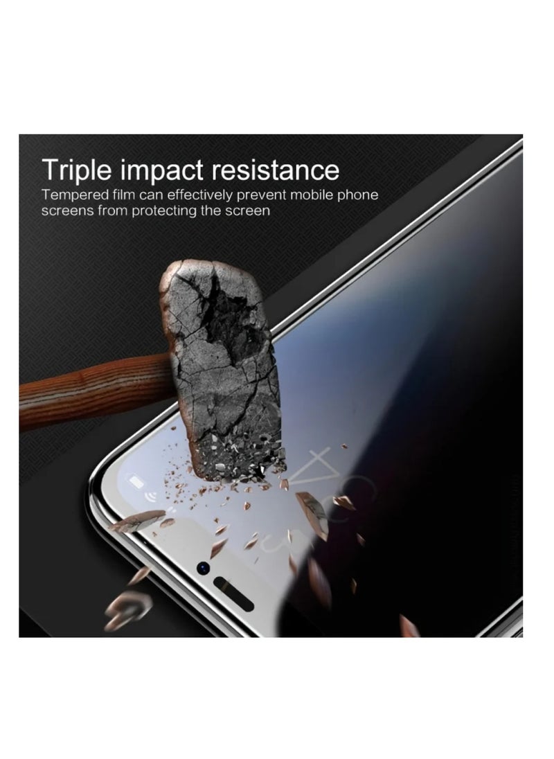 Raxoom iPhone Tempered Glass 3 Pack Privacy Screen Protector Set For iPhone 13 Privacy Screen Protector 6.6 Inch Anti-Spy Tempered-Glass, Scratch Resistant iPhone Glass Full-Coverage Glass iPhone 13 Screen Protector - Image 5