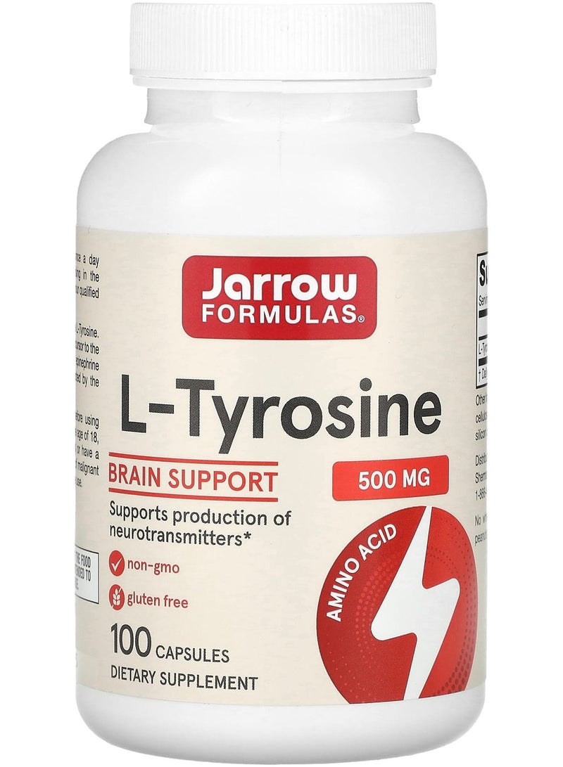 jarrow formulas L-Tyrosine, 500 mg, 100 Capsules