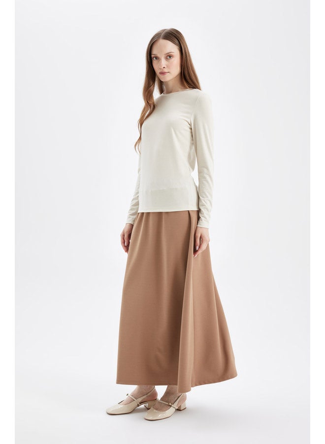 DeFacto Woman A Line Knitted Skirt  - Image 5