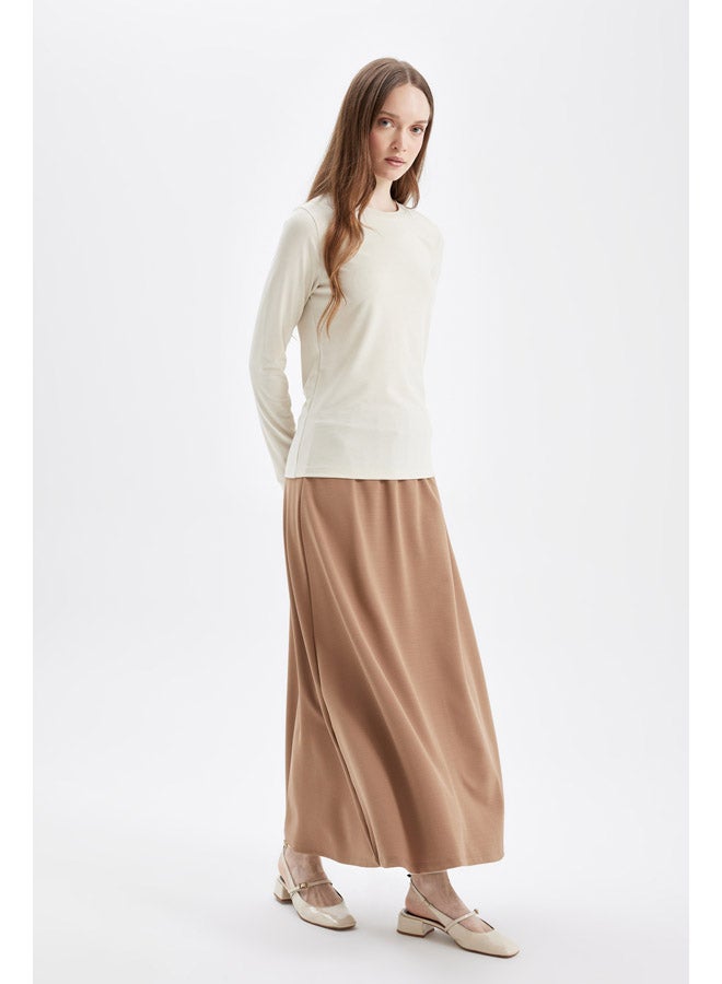 DeFacto Woman A Line Knitted Skirt  - Image 4