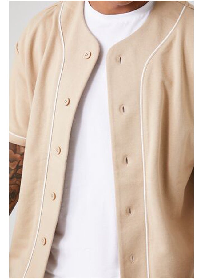 FOREVER 21 French Terry Baseball Jersey  - Image 5