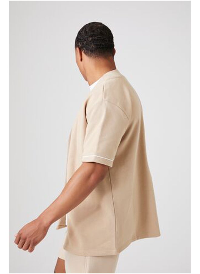 FOREVER 21 French Terry Baseball Jersey  - Image 2