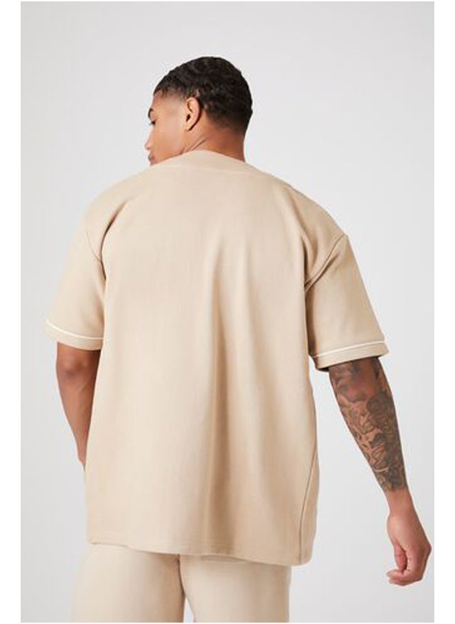 FOREVER 21 French Terry Baseball Jersey  - Image 3