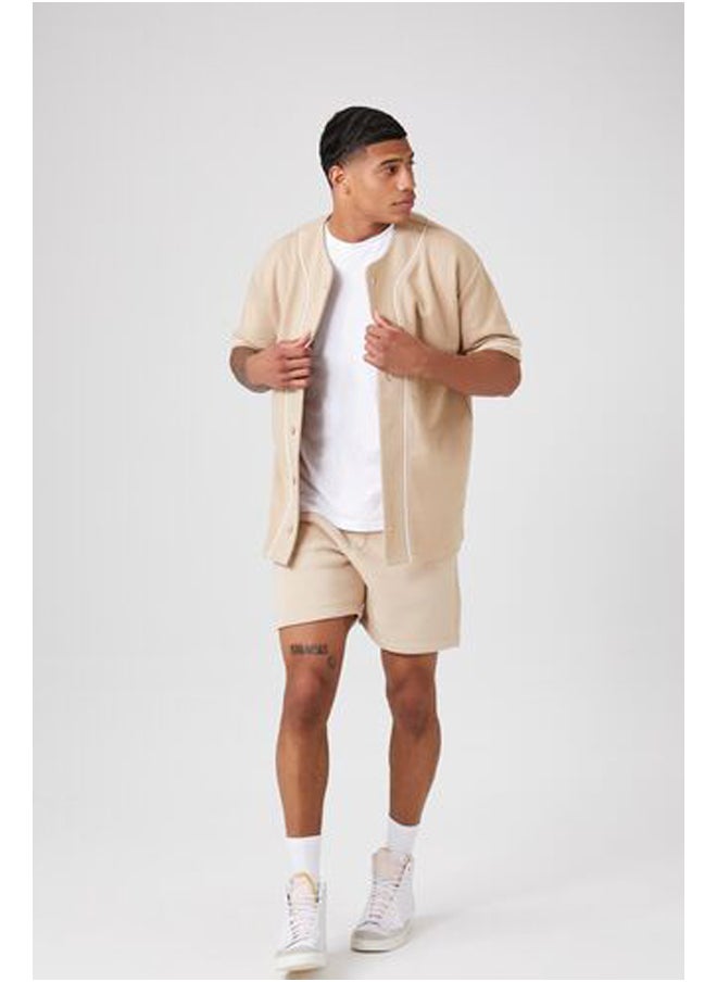 FOREVER 21 French Terry Baseball Jersey  - Image 4