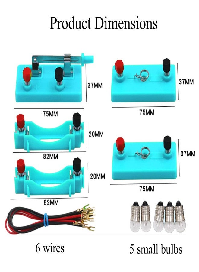 aoauto Circuit Learning Kit for Children, STEM Physical Sciences, Electronics Laboratory for Children, Experimental Learning Tools, Serial Circuit and Parallel Circuit Learning - Image 2