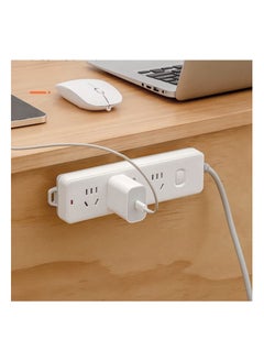 Y&D Extension Lead Holder, Self Adhesive Power Strip Wall Fixator, Seamless Punch-free Plug Sticker, Holder Moumt for Socket, WiFi Router, Belkin, Remote Control, Home Kitchen Office Supply(10 PCS )  - Image 4