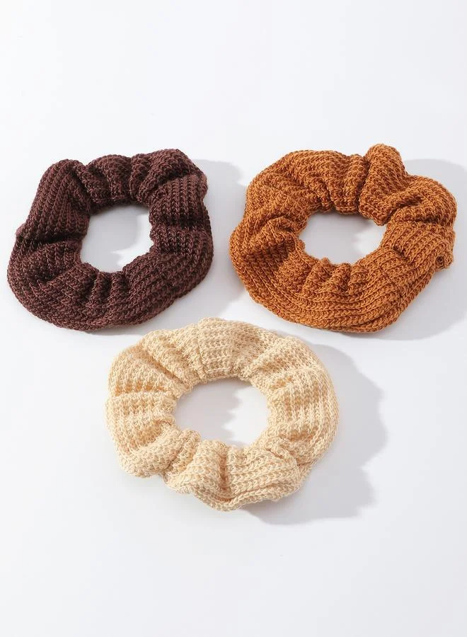 Take Two Multi Take Two Set of 3 - Knitted Hair Ties for Women | Best Price UAE