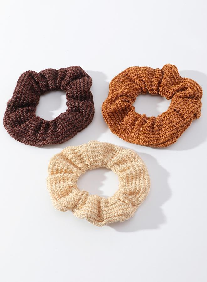 Take Two Set of 3 - Knitted Hair Ties - Image 4