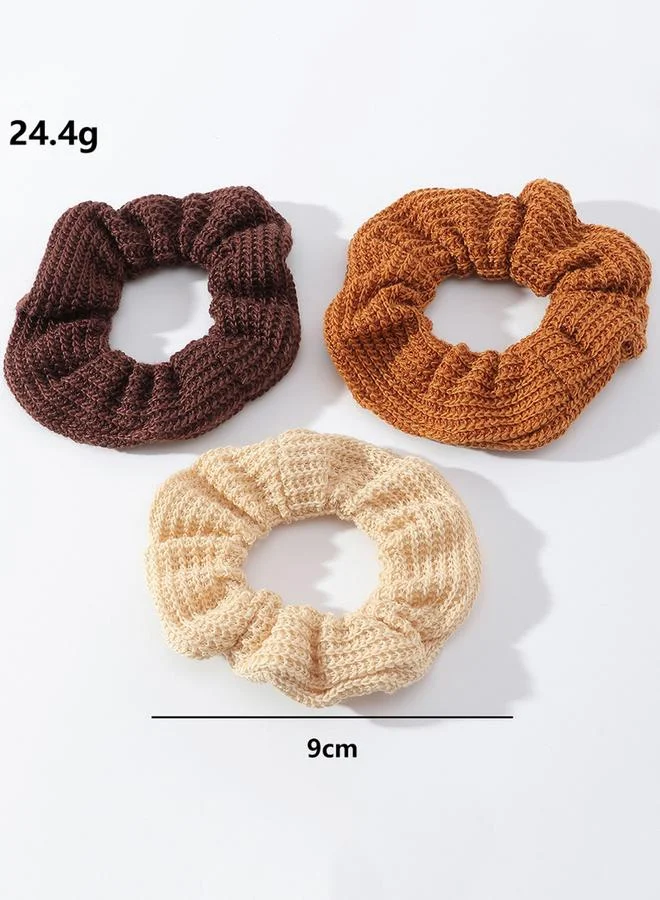 Take Two Multi Take Two Set of 3 - Knitted Hair Ties for Women | Best Price UAE