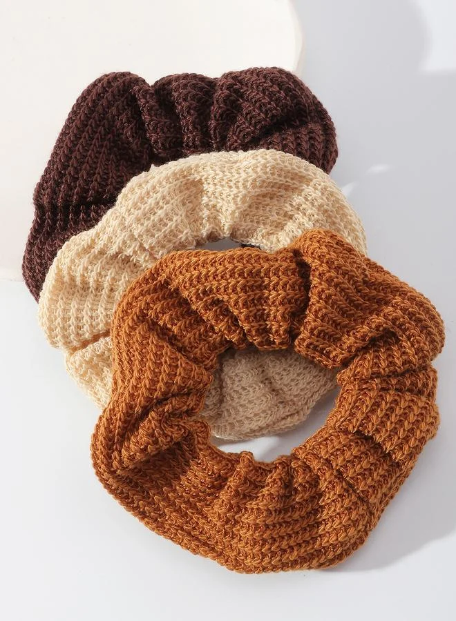 Take Two Multi Take Two Set of 3 - Knitted Hair Ties for Women | Best Price UAE