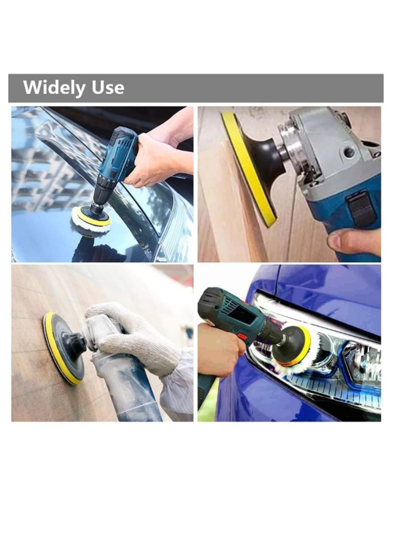 Yakumuz 2Pcs 5 Inch Hook and Loop Backing Pad Sanding Holder Polishing Backer Plate with M14 Thread to 8mm Yakumuz Adapter for Orbital Sander Buffer Polisher - Image 5