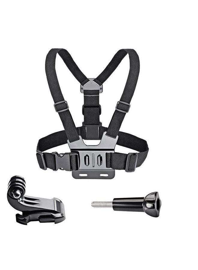 NIBEMINENT Adjustable Chest Body Strap Mount Harness Belt for Gopro Hero 2/3/3Plus/4/5/6 Black  - Image 3