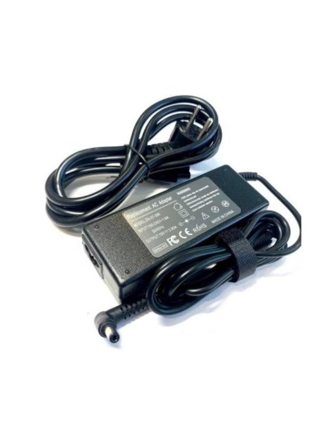 Terabyte 75W 19V 3.95A AC Adapter Charger for Toshiba Satellite L300 L305 L305D L350 L355 L505D L505 L555 L655 L745 L755 L855 L55 C55T L505-S6959 L555-S7008 PA-1750-04 PA3468E-1AC3 Laptop Power Cord - Image 1
