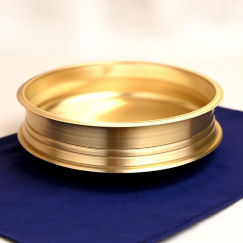 PUYANGAM Bronze Payasam Uurli, Otturuli, Cooking Varpu, Cooking Urli, Festival, Decorative, Cooking Kerala Style (20 cm) - Image 3
