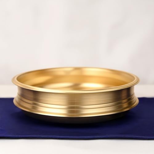 PUYANGAM Bronze Payasam Uurli, Otturuli, Cooking Varpu, Cooking Urli, Festival, Decorative, Cooking Kerala Style (20 cm) - Image 4