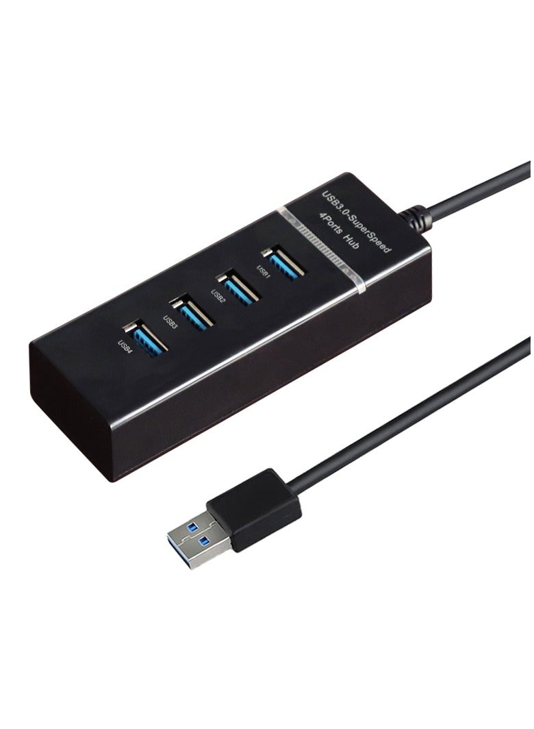 موزّع USB 3.0 عالي السرعة بأربعة منافذ لأجهزة اللابتوب. - Image 1