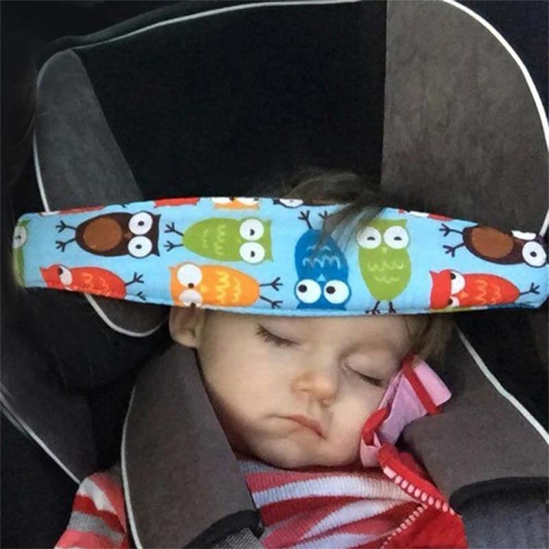 Ximimark 2 Pcs Cute Cartoon Adjustable Car Safety Seat Sleep Positioner Infants Baby Head Support Pram Stroller Fastening - Image 3