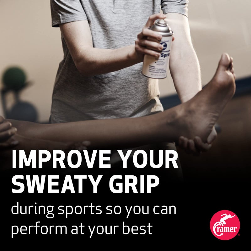 Cramer Firm Grip, Anti-Slip Grip Enhancer for Sweaty Hands & Activities Like Football, Tennis, Golf, Weightlifting, Pole Fitness & Gymnastics, Spray or Powder, 4 Ounce - Image 2