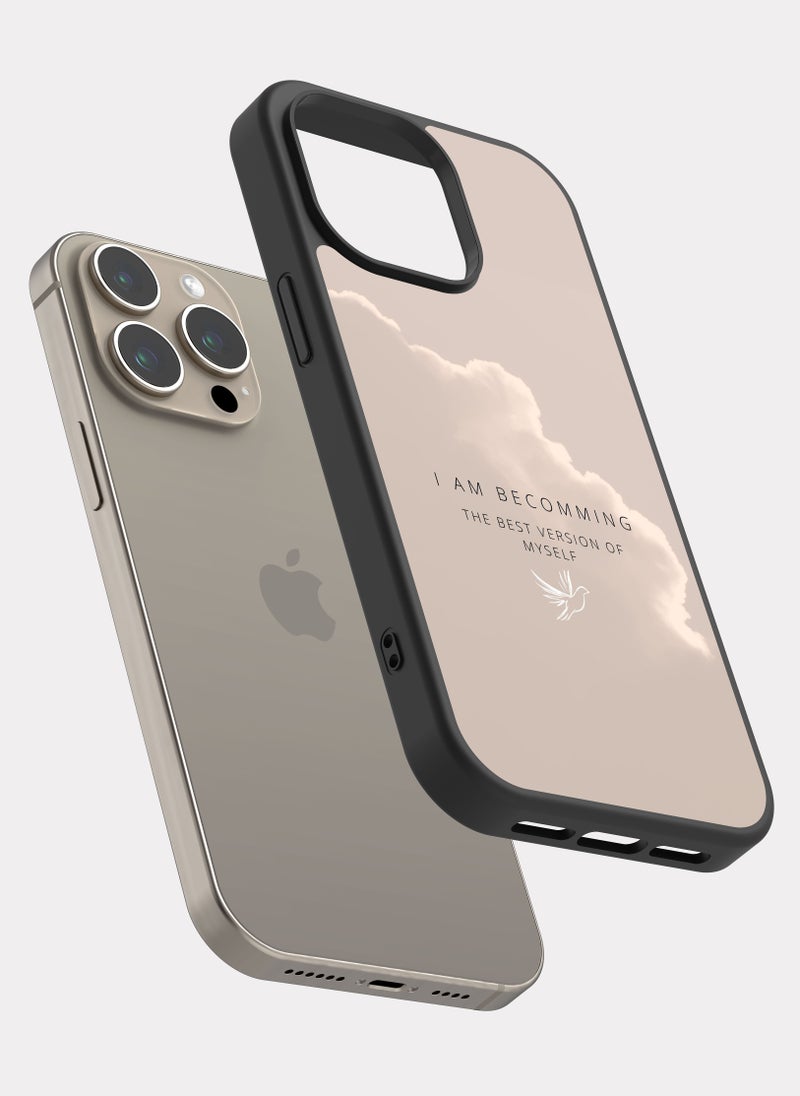 PXLAAT iPhone 15 Pro Max case cover English Quote - Image 2