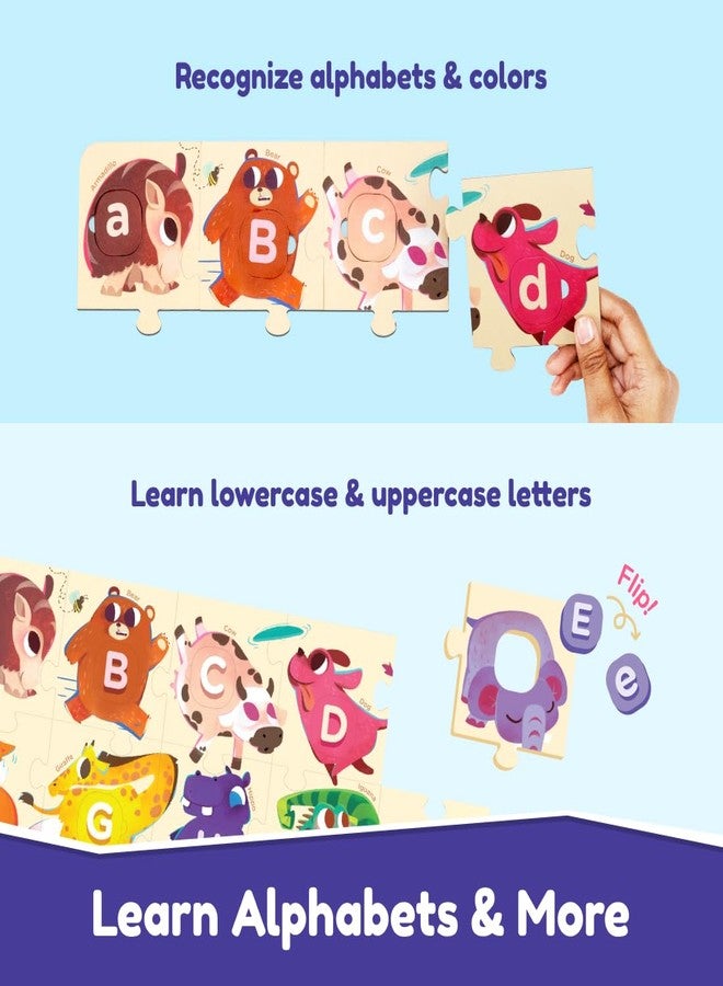 Bloomingo ABC with Animals : Fun Alphabet Matching Puzzle with 26+ Pieces & Activity Sheet | Early Literacy Educational Toy for Kids Ages 3+ | Develops Letter Recognition & Phonics Skills - Image 5