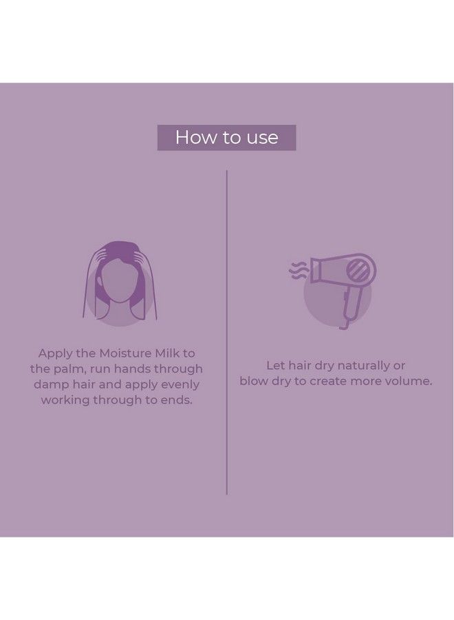 Ashba Botanics Curl Moisture Milk For Curly & Wavy Hair ; Leave In Cream ; Provides Deep Moisture To Dry & Frizzy Hair ; Paraben & Silicone Free ; Blend Of Murumuru Tucuma Butter & Moringa Oil ; 237 Ml - Image 5