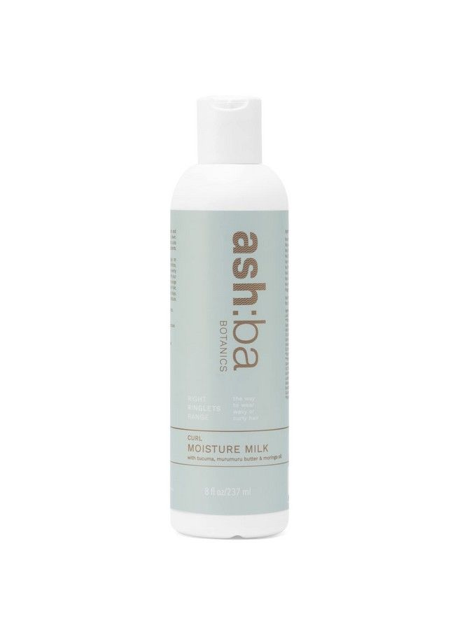 Ashba Botanics Curl Moisture Milk For Curly & Wavy Hair ; Leave In Cream ; Provides Deep Moisture To Dry & Frizzy Hair ; Paraben & Silicone Free ; Blend Of Murumuru Tucuma Butter & Moringa Oil ; 237 Ml - Image 2