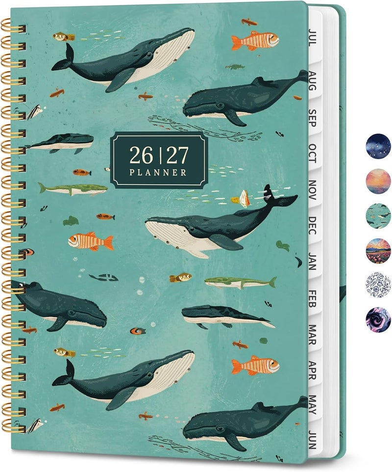 ZOTIA Planner 2026-2027, Monthly and Weekly Calendar Academic Planner July 2026 - June 2027, Hardcover Student Teacher Planning Agenda Book with Tabs, Perfect for Office School Supplies, A4 (8.5" x 11 - Image 1