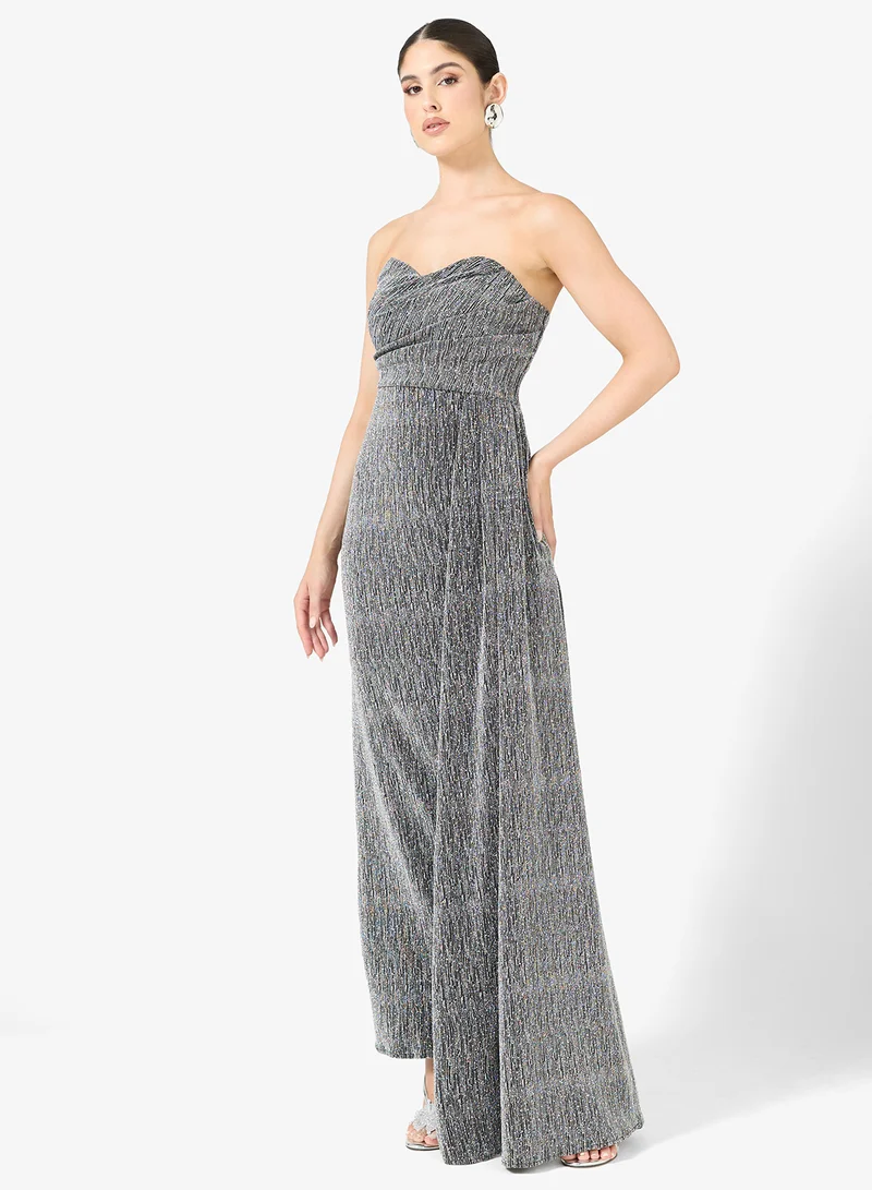 Ella Limited Edition Sweetheart Neck Dress With Trail