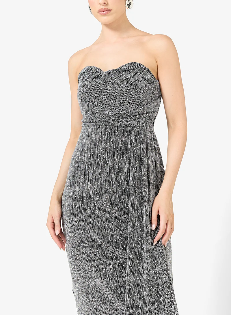 Ella Limited Edition  Sweetheart Neck Dress With Trail for Women | Best Price UAE