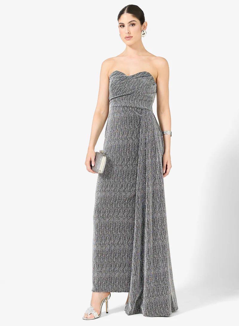 Ella Limited Edition  Sweetheart Neck Dress With Trail for Women | Best Price UAE