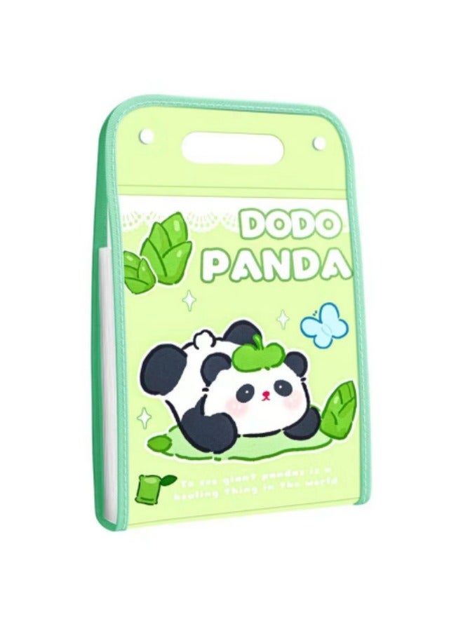 Generic File Folders Portable Accordion Bag Cartoon Test Paper Storage Folder Multi-Layer Waterproof Large Capacity Data Classification And Organization - Image 1