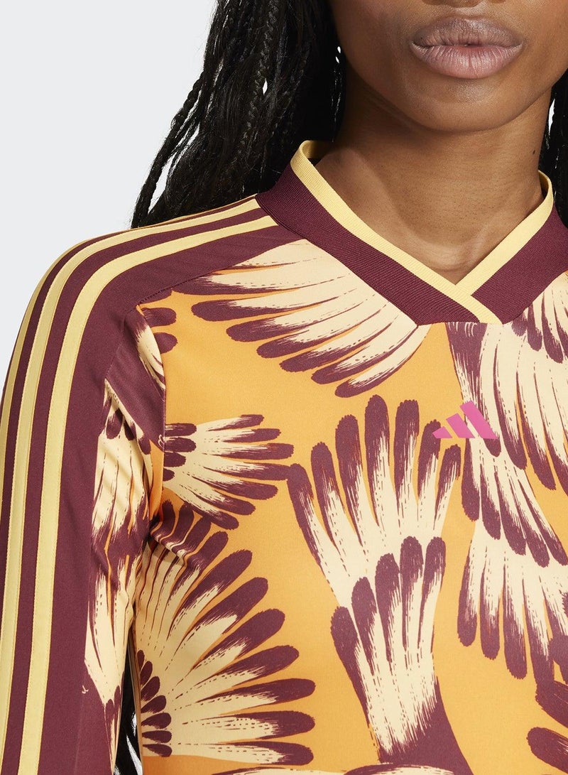 adidas قميص نسائي طويل الأكمام من مزرعة إكس - Image 3