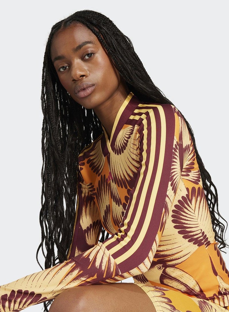 adidas قميص نسائي طويل الأكمام من مزرعة إكس - Image 4