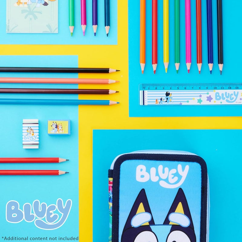 BlueY Large Filled Pencil Case Boys with Stationery Set - Gifts for Children - Image 2