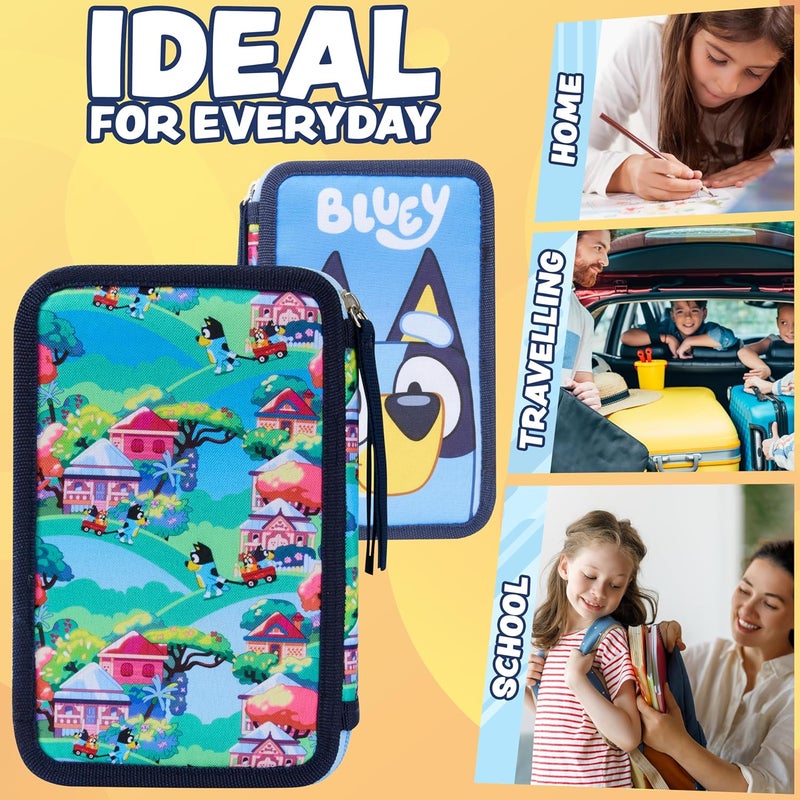 BlueY Large Filled Pencil Case Boys with Stationery Set - Gifts for Children - Image 4