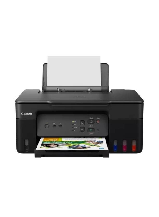 كانون طابعة PIXMA G3430 الكل في واحد متعددة الوظائف، طباعة، نسخ، مسح ضوئي، USB، واي فاي، أسود - Image 2