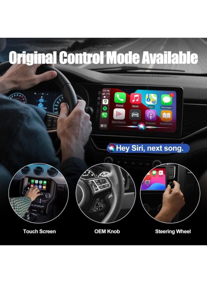 محول CarPlay لاسلكي لـ iPhone – تحويل CarPlay سلكي إلى لاسلكي مع كابل تمديد USB و Type-C – متوافق مع السيارات (2016+) و iPhone (iOS 10+) - Image 3