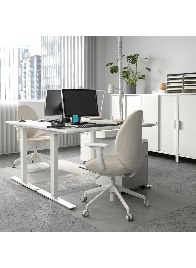 إيروريكس سطح الطاولة، أبيض، 120×70 سم - Image 5