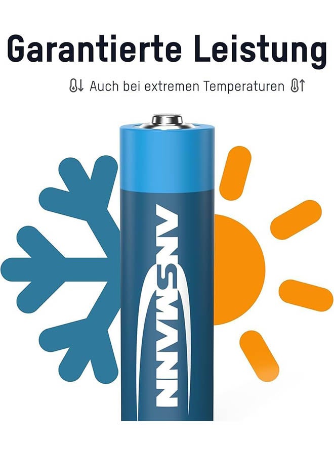 ANSMANN بطاريتان ليثيوم AA من Extreme، بطاريتان ليثيوم Extreme، أجهزة كشف الدخان الخارجية ذات الطلب الصناعي الاحترافي، مدة صلاحية 10 سنوات - Image 4