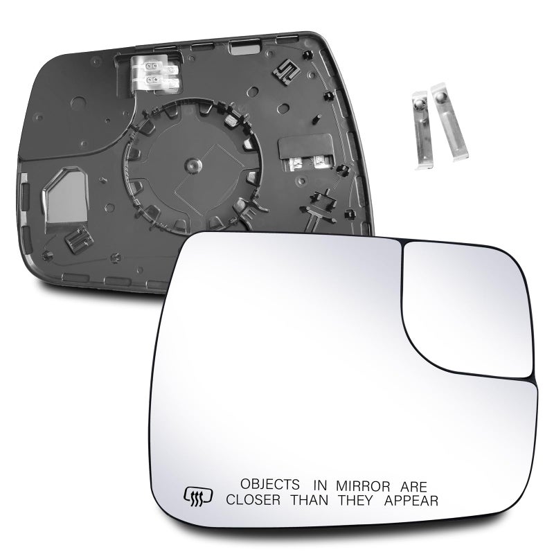 Tootai Passenger Side Replacement Mirror Glass compatible with RAM vehicles 1500 20192025 heated wo Blind Spot Detect 68402036AA68402092AA
