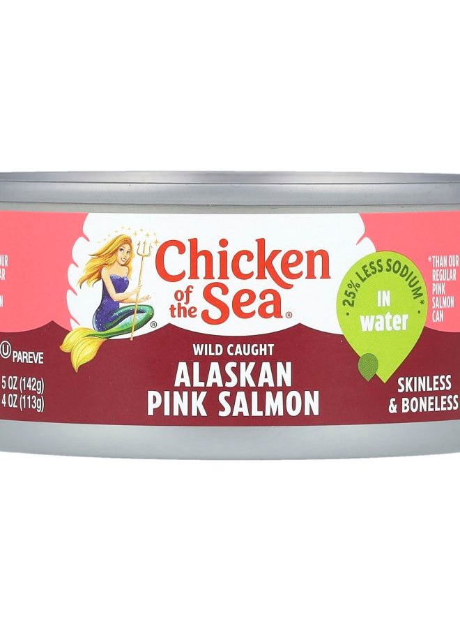 Chicken Of The Sea Wild Caught Alaskan Pink Salmon in Water 5 oz (142 g) 