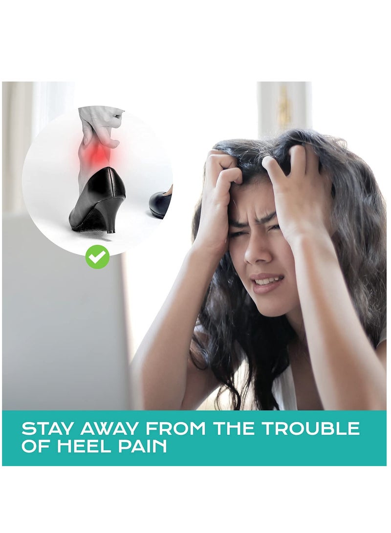 KASTWAVE 8 Pairs Heel Cushion Pad Shoe Grips Liner Insert for Shoes Too Big, Inserts Liners Loose Shoes, Preventing Slipping, Rubbing, Non-Slip - Image 3